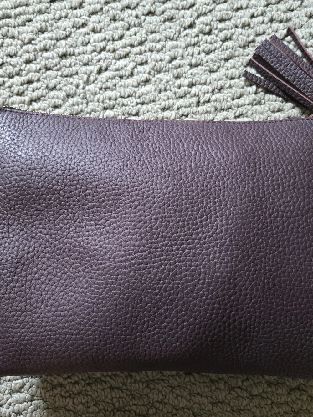 kate spade Plum Embellished Leather Pouch